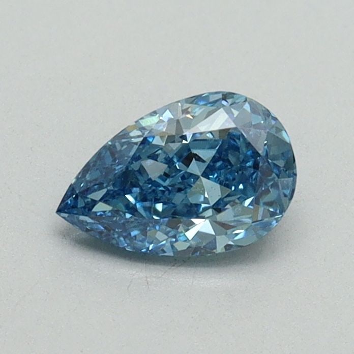 Loose Diamond - PEAR 0.5ct Fancy Vivid Blue VS1: Loose Diamond - PEAR 0.5ct Fancy Vivid Blue VS1 Source: This is a real non-mined Diamond that has been grown in a lab Shape: PEAR Carats: 0.5 Color: Fancy Vivid Blue Certification: IGI Video: