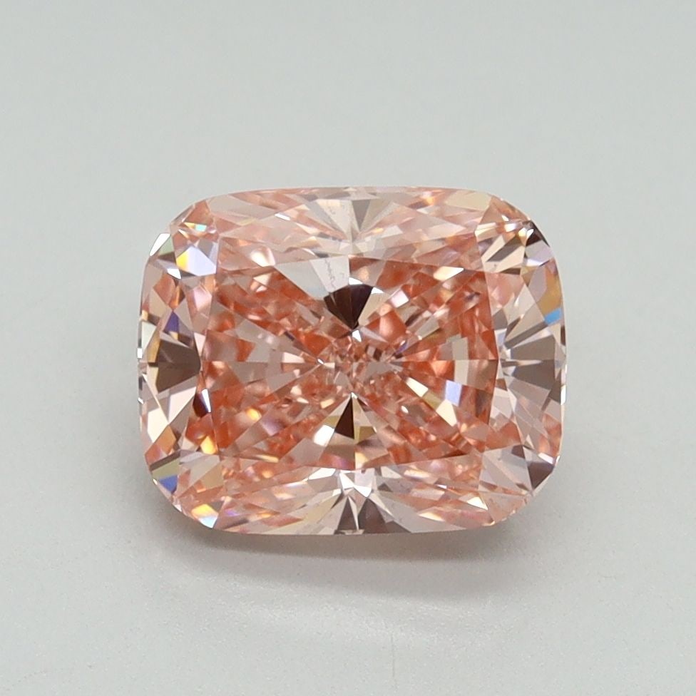 Loose Diamond - CUSHION MODIFIED 2.04ct Fancy Vivid Pink VS2: Loose Diamond - CUSHION MODIFIED 2.04ct Fancy Vivid Pink VS2 Source: This is a real non-mined Diamond that has been grown in a lab Shape: CUSHION MODIFIED Carats: 2.04 Color: Fancy Vivid Pink Certific