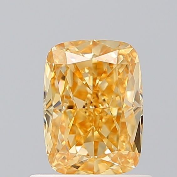 Loose Diamond - CUSHION MODIFIED 1.01ct Fancy Vivid Yellow VVS2: Loose Diamond - CUSHION MODIFIED 1.01ct Fancy Vivid Yellow VVS2 Source: This is a real non-mined Diamond that has been grown in a lab Shape: CUSHION MODIFIED Carats: 1.01 Color: Fancy Vivid Yellow Cer