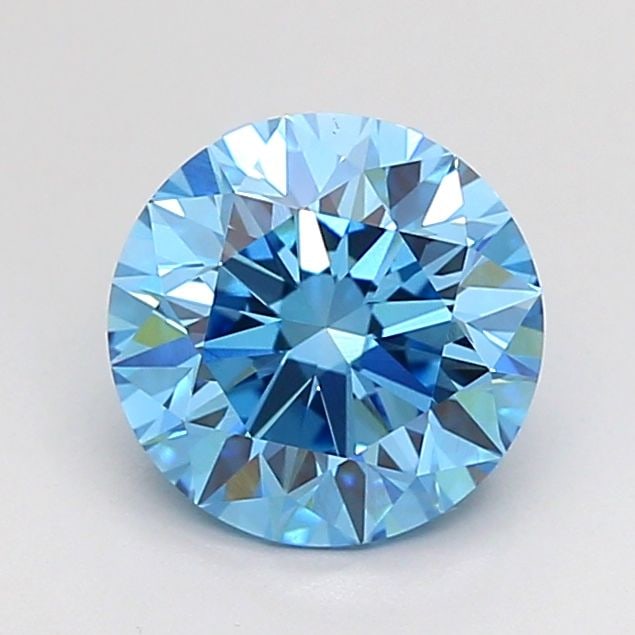 Loose Diamond - ROUND 1.53ct Blue VS1: Loose Diamond - ROUND 1.53ct Blue VS1 Source: This is a real non-mined Diamond that has been grown in a lab Shape: ROUND Carats: 1.53 Color: Blue Certification: NONE Video: