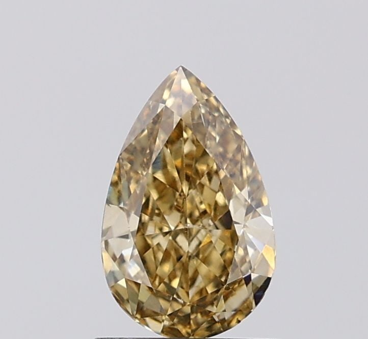 Loose Diamond - PEAR 1.06ct Fancy Yellow VS1: Loose Diamond - PEAR 1.06ct Fancy Yellow VS1 Source: This is a real non-mined Diamond that has been grown in a lab Shape: PEAR Carats: 1.06 Color: Fancy Yellow Certification: IGI Video: