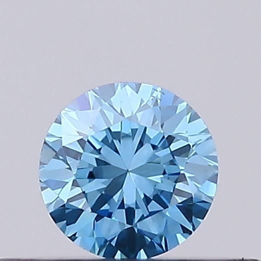 Loose Diamond - ROUND 0.2ct Fancy Vivid Blue VS1: Loose Diamond - ROUND 0.2ct Fancy Vivid Blue VS1 Source: This is a real non-mined Diamond that has been grown in a lab Shape: ROUND Carats: 0.2 Color: Fancy Vivid Blue Certification: IGI Video: Video