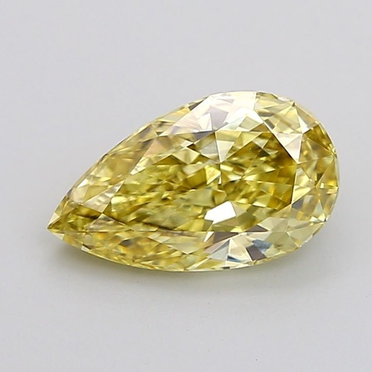 Loose Diamond - PEAR 2.01ct Fancy Intense Yellow VS2: Loose Diamond - PEAR 2.01ct Fancy Intense Yellow VS2 Source: This is a real non-mined Diamond that has been grown in a lab Shape: PEAR Carats: 2.01 Color: Fancy Intense Yellow Certification: IGI