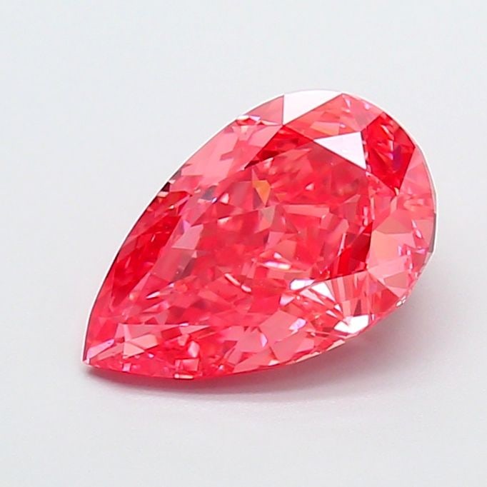 Loose Diamond - PEAR 2.24ct Fancy Vivid Pink VS1: Loose Diamond - PEAR 2.24ct Fancy Vivid Pink VS1 Source: This is a real non-mined Diamond that has been grown in a lab Shape: PEAR Carats: 2.24 Color: Fancy Vivid Pink Certification: IGI Video: