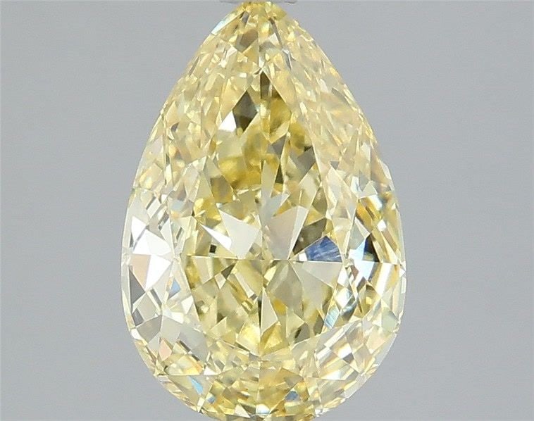 Loose Diamond - PEAR 2.07ct Fancy Intense Yellow VVS2: Loose Diamond - PEAR 2.07ct Fancy Intense Yellow VVS2 Source: This is a real non-mined Diamond that has been grown in a lab Shape: PEAR Carats: 2.07 Color: Fancy Intense Yellow Certification: IGI Vide