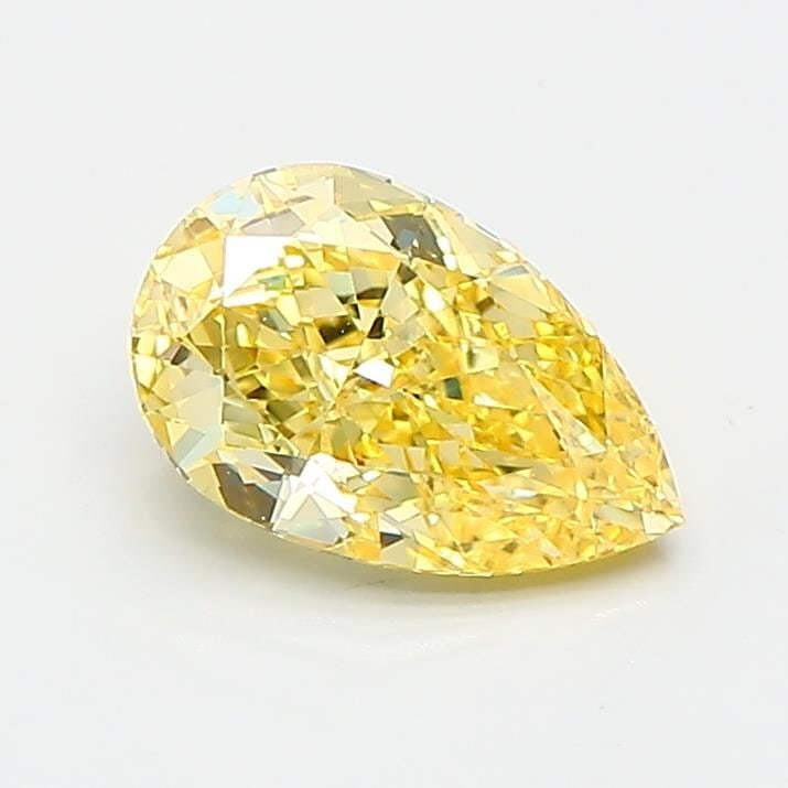 Loose Diamond - PEAR 1.01ct Fancy Vivid Yellow SI1: Loose Diamond - PEAR 1.01ct Fancy Vivid Yellow SI1 Source: This is a real non-mined Diamond that has been grown in a lab Shape: PEAR Carats: 1.01 Color: Fancy Vivid Yellow Certification: IGI Video: