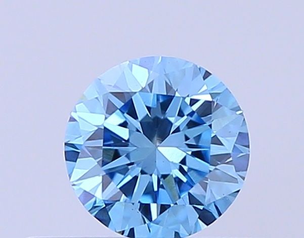 Loose Diamond - ROUND 0.31ct Fancy Blue VS1: Loose Diamond - ROUND 0.31ct Fancy Blue VS1 Source: This is a real non-mined Diamond that has been grown in a lab Shape: ROUND Carats: 0.31 Color: Fancy Blue Certification: NONE Video: