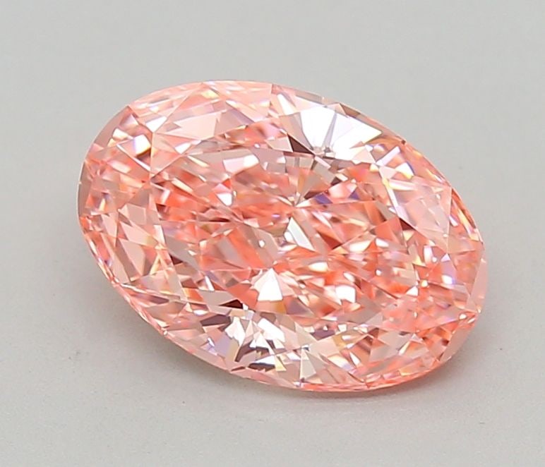 Loose Diamond - OVAL 2.25ct Fancy Vivid Pink VVS2: Loose Diamond - OVAL 2.25ct Fancy Vivid Pink VVS2 Source: This is a real non-mined Diamond that has been grown in a lab Shape: OVAL Carats: 2.25 Color: Fancy Vivid Pink Certification: IGI Video: