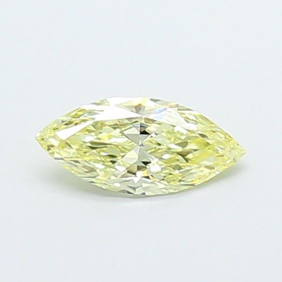 Loose Diamond - MARQUISE 0.33ct Fancy Light Yellow VS1: Loose Diamond - MARQUISE 0.33ct Fancy Light Yellow VS1 Source: This is a real non-mined Diamond that has been grown in a lab Shape: MARQUISE Carats: 0.33 Color: Fancy Light Yellow Certification: IGI V