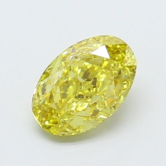 Loose Diamond - OVAL 0.95ct Fancy Intense Yellow VS1: Loose Diamond - OVAL 0.95ct Fancy Intense Yellow VS1 Source: This is a real non-mined Diamond that has been grown in a lab Shape: OVAL Carats: 0.95 Color: Fancy Intense Yellow Certification: IGI Video