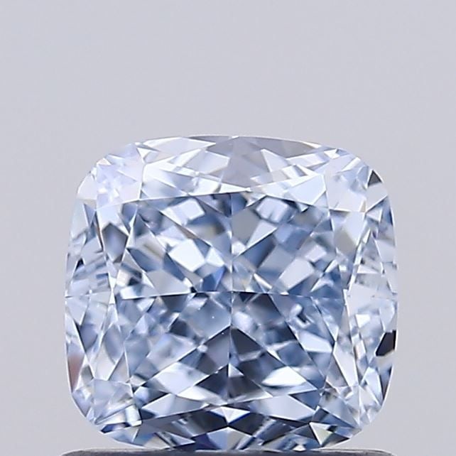 Loose Diamond - CUSHION MODIFIED 1.02ct Fancy Blue VVS2: Loose Diamond - CUSHION MODIFIED 1.02ct Fancy Blue VVS2 Source: This is a real non-mined Diamond that has been grown in a lab Shape: CUSHION MODIFIED Carats: 1.02 Color: Fancy Blue Certification: IGI 