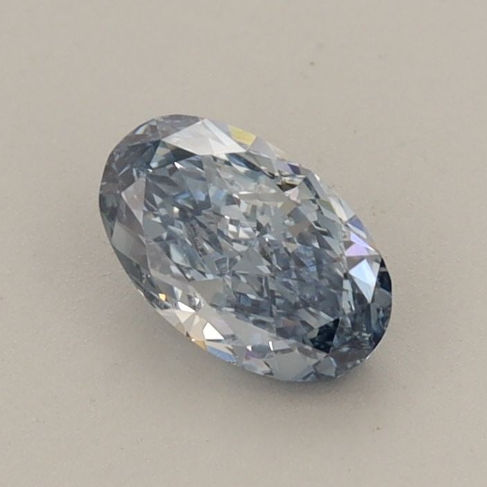 Loose Diamond - OVAL 0.59ct Fancy Vivid Blue VVS2: Loose Diamond - OVAL 0.59ct Fancy Vivid Blue VVS2 Source: This is a real non-mined Diamond that has been grown in a lab Shape: OVAL Carats: 0.59 Color: Fancy Vivid Blue Certification: IGI Video: