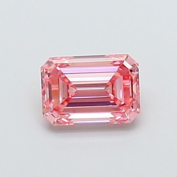 Loose Diamond - EMERALD 0.99ct Fancy Vivid Pink VS1: Loose Diamond - EMERALD 0.99ct Fancy Vivid Pink VS1 Source: This is a real non-mined Diamond that has been grown in a lab Shape: EMERALD Carats: 0.99 Color: Fancy Vivid Pink Certification: IGI Video:
