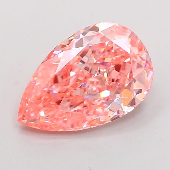 Loose Diamond - PEAR 3.62ct Fancy Vivid Pink VS1: Loose Diamond - PEAR 3.62ct Fancy Vivid Pink VS1 Source: This is a real non-mined Diamond that has been grown in a lab Shape: PEAR Carats: 3.62 Color: Fancy Vivid Pink Certification: IGI Video: