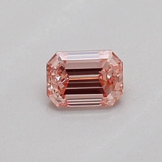 Loose Diamond - EMERALD 0.16ct Fancy Intense Brownish Pink VS1: Loose Diamond - EMERALD 0.16ct Fancy Intense Brownish Pink VS1 Source: This is a real non-mined Diamond that has been grown in a lab Shape: EMERALD Carats: 0.16 Color: Fancy Intense Brownish Pink Cert