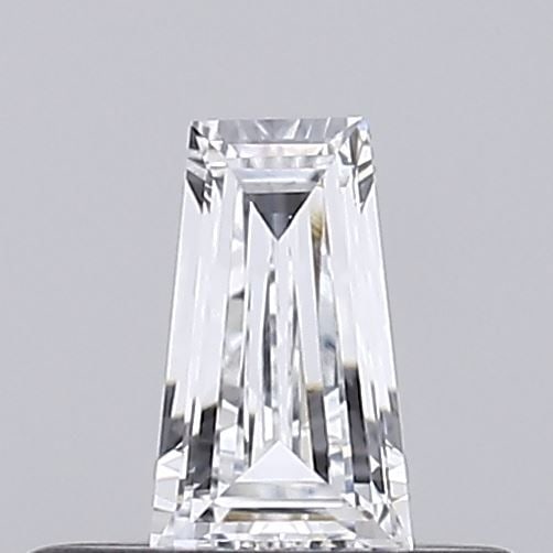 Loose Diamond - TAPERED BAGUETTE 0.2ct E VVS2: Loose Diamond - TAPERED BAGUETTE 0.2ct E VVS2 Source: This is a real non-mined Diamond that has been grown in a lab Shape: TAPERED BAGUETTE Carats: 0.2 Color: E Clarity: VVS2 Certification: NONE Video