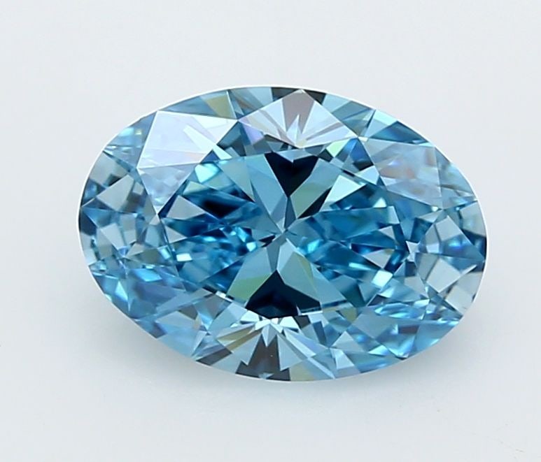 Loose Diamond - OVAL 2.01ct Fancy Vivid Blue VVS2: Loose Diamond - OVAL 2.01ct Fancy Vivid Blue VVS2 Source: This is a real non-mined Diamond that has been grown in a lab Shape: OVAL Carats: 2.01 Color: Fancy Vivid Blue Certification: IGI Video: