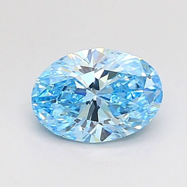Loose Diamond - OVAL 0.75ct Blue VS1: Loose Diamond - OVAL 0.75ct Blue VS1 Source: This is a real non-mined Diamond that has been grown in a lab Shape: OVAL Carats: 0.75 Color: Blue Certification: NONE Video: