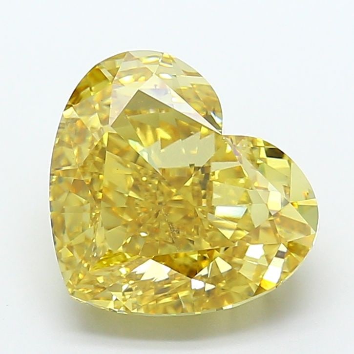Loose Diamond - HEART 9.02ct Fancy Intense Yellow VS1: Loose Diamond - HEART 9.02ct Fancy Intense Yellow VS1 Source: This is a real non-mined Diamond that has been grown in a lab Shape: HEART Carats: 9.02 Color: Fancy Intense Yellow Certification: IGI Vid