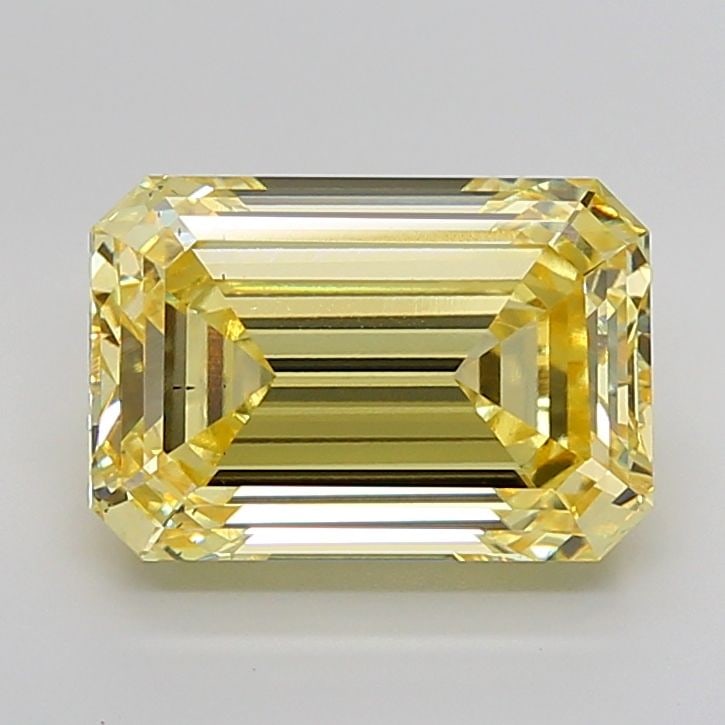 Loose Diamond - EMERALD 7.0ct Fancy Intense Yellow VS2: Loose Diamond - EMERALD 7.0ct Fancy Intense Yellow VS2 Source: This is a real non-mined Diamond that has been grown in a lab Shape: EMERALD Carats: 7.0 Color: Fancy Intense Yellow Certification: IGI V