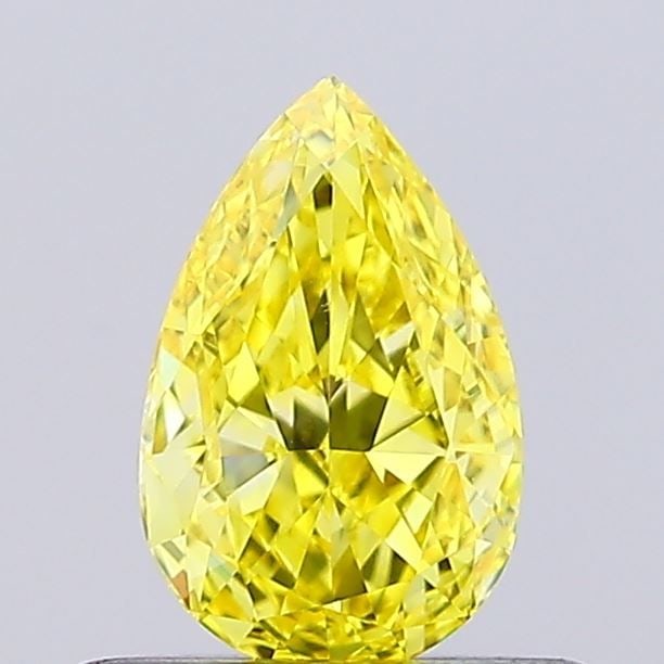 Loose Diamond - PEAR 0.47ct Fancy Intense Yellow VS1: Loose Diamond - PEAR 0.47ct Fancy Intense Yellow VS1 Source: This is a real non-mined Diamond that has been grown in a lab Shape: PEAR Carats: 0.47 Color: Fancy Intense Yellow Certification: NONE Vide