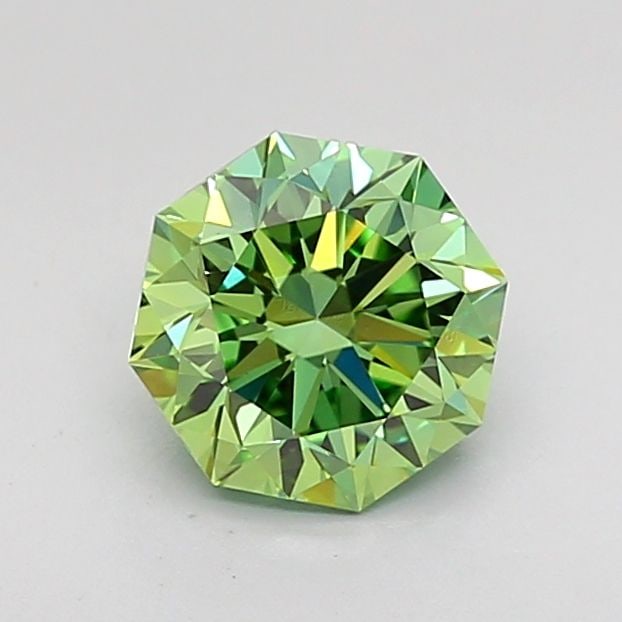 Loose Diamond - OCTAGONAL 1.05ct Fancy Vivid Green VVS2: Loose Diamond - OCTAGONAL 1.05ct Fancy Vivid Green VVS2 Source: This is a real non-mined Diamond that has been grown in a lab Shape: OCTAGONAL Carats: 1.05 Color: Fancy Vivid Green Certification: IGI 