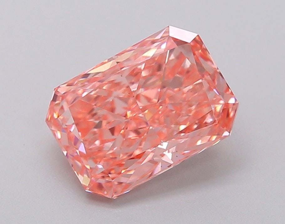 Loose Diamond - RADIANT 2.04ct Fancy Vivid Pink VS2: Loose Diamond - RADIANT 2.04ct Fancy Vivid Pink VS2 Source: This is a real non-mined Diamond that has been grown in a lab Shape: RADIANT Carats: 2.04 Color: Fancy Vivid Pink Certification: IGI Video: