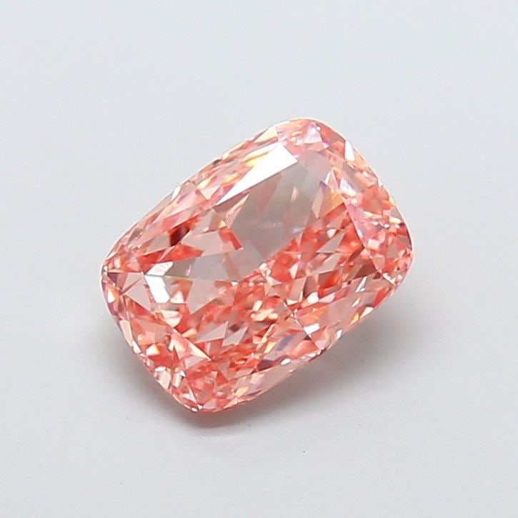 Loose Diamond - CUSHION MODIFIED 2.02ct Fancy Intense Pink VVS2: Loose Diamond - CUSHION MODIFIED 2.02ct Fancy Intense Pink VVS2 Source: This is a real non-mined Diamond that has been grown in a lab Shape: CUSHION MODIFIED Carats: 2.02 Color: Fancy Intense Pink Cer