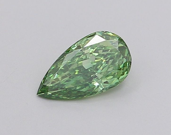 Loose Diamond - PEAR 0.21ct Fancy Vivid Green VVS2: Loose Diamond - PEAR 0.21ct Fancy Vivid Green VVS2 Source: This is a real non-mined Diamond that has been grown in a lab Shape: PEAR Carats: 0.21 Color: Fancy Vivid Green Certification: IGI Video: