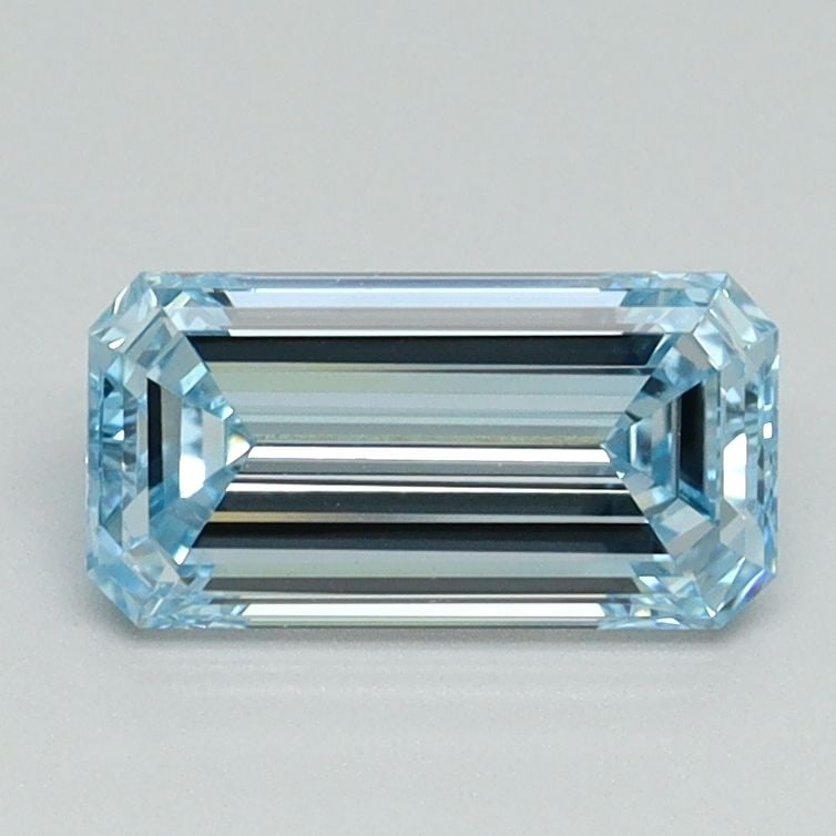 Loose Diamond - EMERALD 1.03ct Fancy Vivid Blue VS1: Loose Diamond - EMERALD 1.03ct Fancy Vivid Blue VS1 Source: This is a real non-mined Diamond that has been grown in a lab Shape: EMERALD Carats: 1.03 Color: Fancy Vivid Blue Certification: IGI Video: