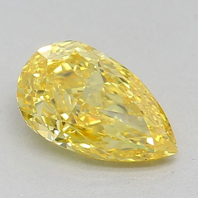 Loose Diamond - PEAR 0.74ct Fancy Vivid Yellow VS1: Loose Diamond - PEAR 0.74ct Fancy Vivid Yellow VS1 Source: This is a real non-mined Diamond that has been grown in a lab Shape: PEAR Carats: 0.74 Color: Fancy Vivid Yellow Certification: IGI Video: