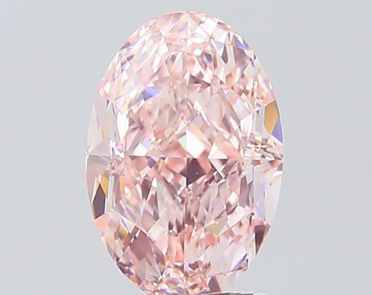Loose Diamond - OVAL 3.06ct Fancy Intense Pink VVS2: Loose Diamond - OVAL 3.06ct Fancy Intense Pink VVS2 Source: This is a real non-mined Diamond that has been grown in a lab Shape: OVAL Carats: 3.06 Color: Fancy Intense Pink Certification: IGI Video: