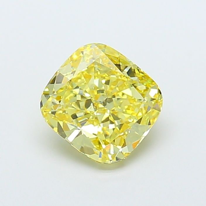 Loose Diamond - CUSHION MODIFIED 2.78ct Fancy Intense Yellow VS1: Loose Diamond - CUSHION MODIFIED 2.78ct Fancy Intense Yellow VS1 Source: This is a real non-mined Diamond that has been grown in a lab Shape: CUSHION MODIFIED Carats: 2.78 Color: Fancy Intense Yellow 