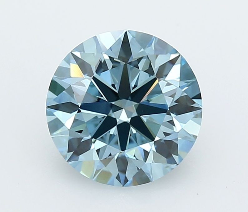 Ideal Loose Diamond - ROUND 2.37ct Fancy Vivid Blue VVS2: Ideal Loose Diamond - ROUND 2.37ct Fancy Vivid Blue VVS2 Source: This is a real non-mined Diamond that has been grown in a lab Shape: ROUND Carats: 2.37 Color: Fancy Vivid Blue Certification: IGI Vide