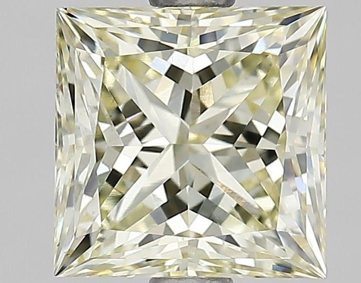 Loose Diamond - PRINCESS 1.92ct Fancy Light Yellow VS1: Loose Diamond - PRINCESS 1.92ct Fancy Light Yellow VS1 Source: This is a real non-mined Diamond that has been grown in a lab Shape: PRINCESS Carats: 1.92 Color: Fancy Light Yellow Certification: IGI V
