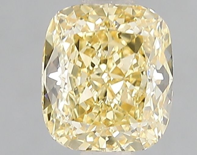 Loose Diamond - CUSHION MODIFIED 1.51ct Fancy Intense Yellow VS1: Loose Diamond - CUSHION MODIFIED 1.51ct Fancy Intense Yellow VS1 Source: This is a real non-mined Diamond that has been grown in a lab Shape: CUSHION MODIFIED Carats: 1.51 Color: Fancy Intense Yellow 