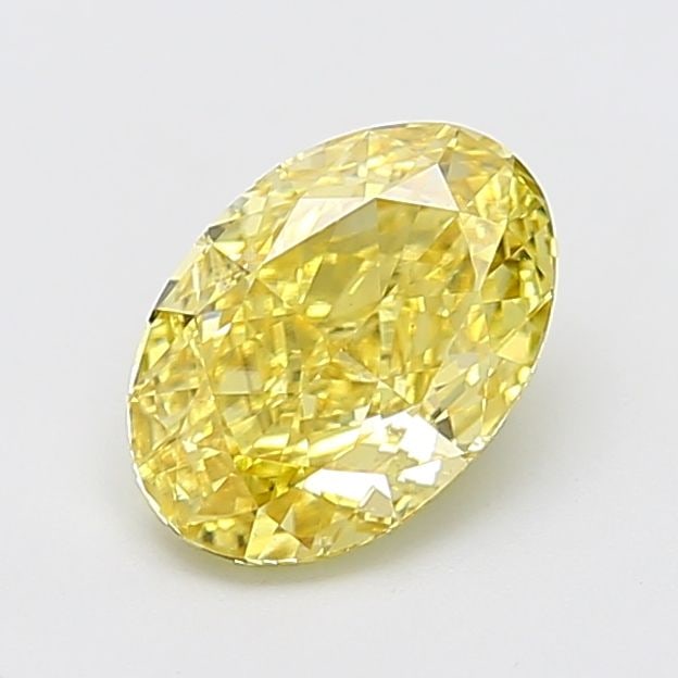 Loose Diamond - OVAL 2.09ct Fancy Intense Yellow VVS2: Loose Diamond - OVAL 2.09ct Fancy Intense Yellow VVS2 Source: This is a real non-mined Diamond that has been grown in a lab Shape: OVAL Carats: 2.09 Color: Fancy Intense Yellow Certification: IGI Vide