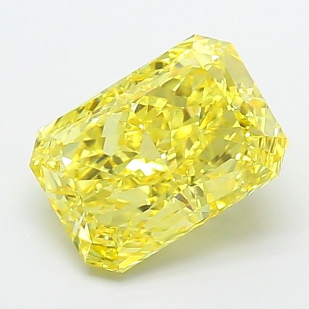 Loose Diamond - RADIANT 3.81ct Fancy Vivid Yellow VS1: Loose Diamond - RADIANT 3.81ct Fancy Vivid Yellow VS1 Source: This is a real non-mined Diamond that has been grown in a lab Shape: RADIANT Carats: 3.81 Color: Fancy Vivid Yellow Certification: IGI Vid
