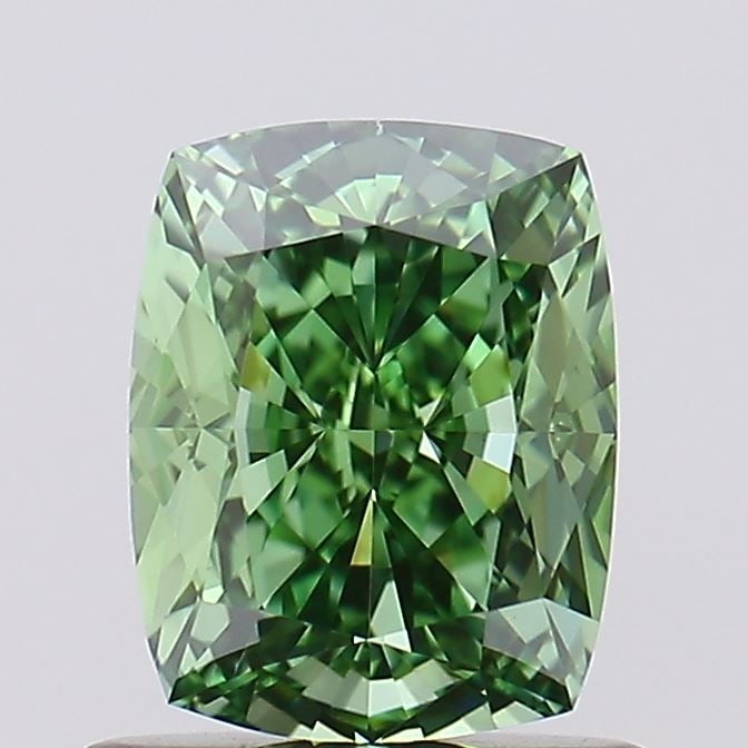 Loose Diamond - CUSHION MODIFIED 1.11ct Fancy Vivid Green IF: Loose Diamond - CUSHION MODIFIED 1.11ct Fancy Vivid Green IF Source: This is a real non-mined Diamond that has been grown in a lab Shape: CUSHION MODIFIED Carats: 1.11 Color: Fancy Vivid Green Certifi