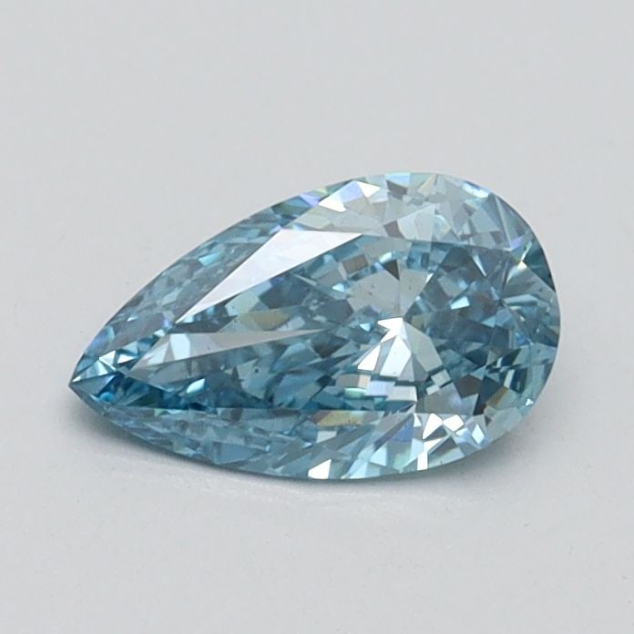 Loose Diamond - PEAR 0.5ct Fancy Vivid Blue VS2: Loose Diamond - PEAR 0.5ct Fancy Vivid Blue VS2 Source: This is a real non-mined Diamond that has been grown in a lab Shape: PEAR Carats: 0.5 Color: Fancy Vivid Blue Certification: IGI Video: