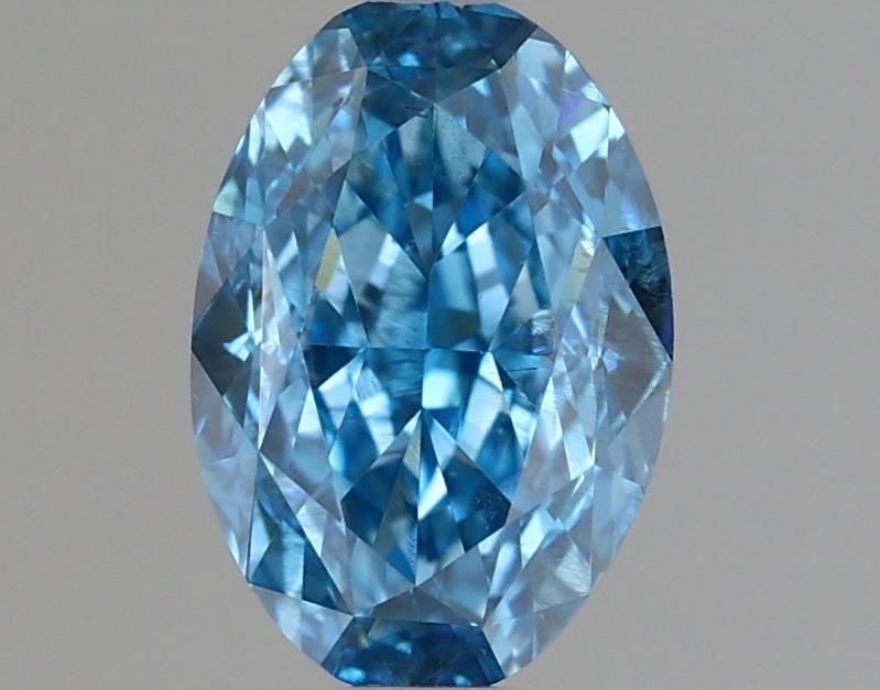Loose Diamond - OVAL 1.0ct Fancy Vivid Blue SI2: Loose Diamond - OVAL 1.0ct Fancy Vivid Blue SI2 Source: This is a real non-mined Diamond that has been grown in a lab Shape: OVAL Carats: 1.0 Color: Fancy Vivid Blue Certification: IGI Video: