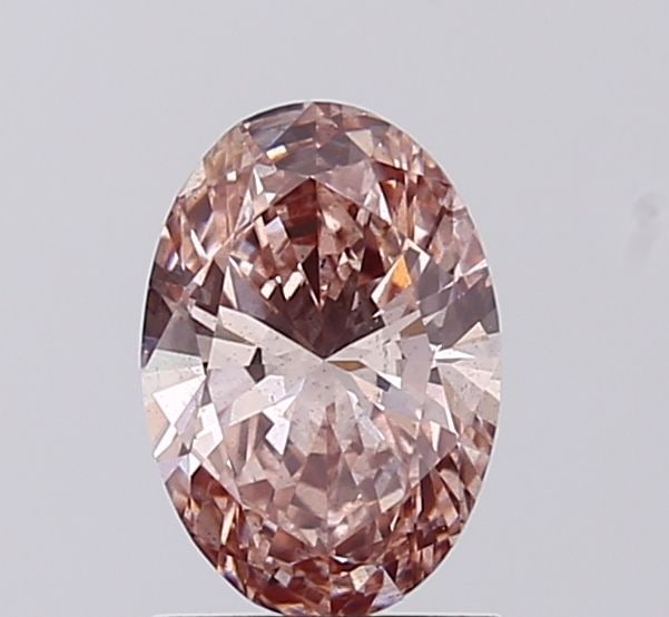 Loose Diamond - OVAL 1.0ct Fancy Intense Brown Pink SI1: Loose Diamond - OVAL 1.0ct Fancy Intense Brown Pink SI1 Source: This is a real non-mined Diamond that has been grown in a lab Shape: OVAL Carats: 1.0 Color: Fancy Intense Brown Pink Certification: IGI