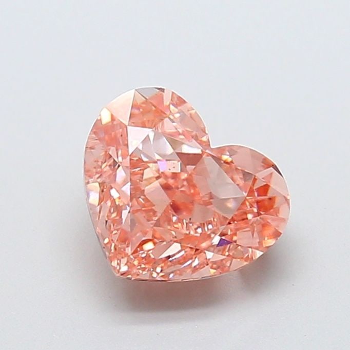 Loose Diamond - HEART 2.09ct Fancy Vivid Pink VS1: Loose Diamond - HEART 2.09ct Fancy Vivid Pink VS1 Source: This is a real non-mined Diamond that has been grown in a lab Shape: HEART Carats: 2.09 Color: Fancy Vivid Pink Certification: NONE Video: