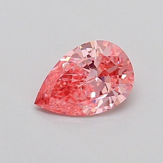 Loose Diamond - PEAR 0.33ct Fancy Vivid Pink VS1: Loose Diamond - PEAR 0.33ct Fancy Vivid Pink VS1 Source: This is a real non-mined Diamond that has been grown in a lab Shape: PEAR Carats: 0.33 Color: Fancy Vivid Pink Certification: IGI Video: