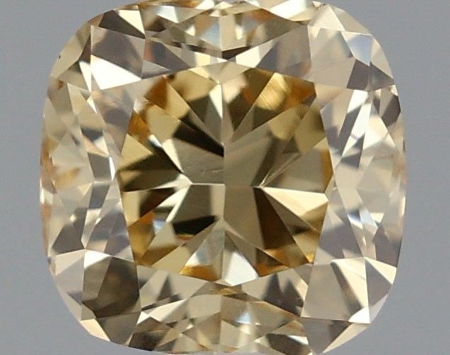 Loose Diamond - CUSHION BRILLIANT 0.37ct Fancy Intense Yellow VS1: Loose Diamond - CUSHION BRILLIANT 0.37ct Fancy Intense Yellow VS1 Source: This is a real non-mined Diamond that has been grown in a lab Shape: CUSHION BRILLIANT Carats: 0.37 Color: Fancy Intense Yello