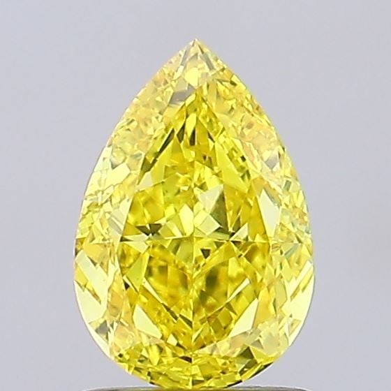 Loose Diamond - PEAR 1.01ct Fancy Vivid Yellow VS1: Loose Diamond - PEAR 1.01ct Fancy Vivid Yellow VS1 Source: This is a real non-mined Diamond that has been grown in a lab Shape: PEAR Carats: 1.01 Color: Fancy Vivid Yellow Certification: IGI Video: