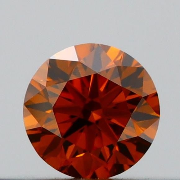 Loose Diamond - ROUND 0.18ct Fancy Deep Orange VS1: Loose Diamond - ROUND 0.18ct Fancy Deep Orange VS1 Source: This is a real non-mined Diamond that has been grown in a lab Shape: ROUND Carats: 0.18 Color: Fancy Deep Orange Certification: IGI Video: