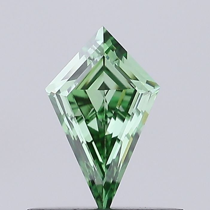 Loose Diamond - KITE 0.24ct Fancy Vivid Green VS1: Loose Diamond - KITE 0.24ct Fancy Vivid Green VS1 Source: This is a real non-mined Diamond that has been grown in a lab Shape: KITE Carats: 0.24 Color: Fancy Vivid Green Certification: NONE Video: