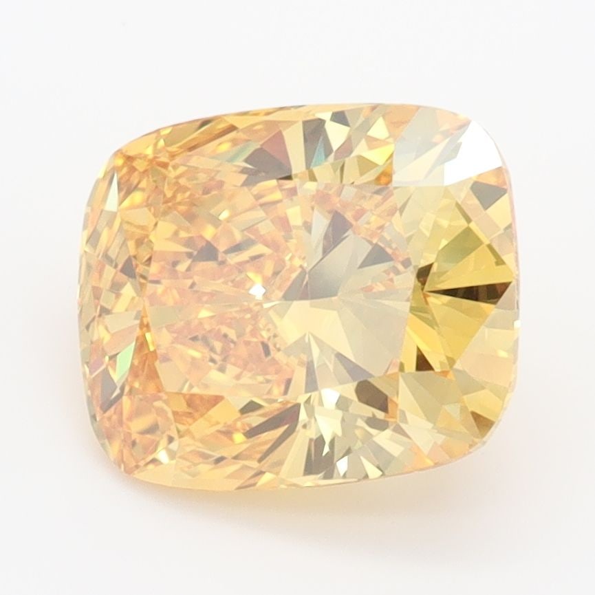 Loose Diamond - CUSHION BRILLIANT 2.78ct Fancy Vivid Yellow VVS1: Loose Diamond - CUSHION BRILLIANT 2.78ct Fancy Vivid Yellow VVS1 Source: This is a real non-mined Diamond that has been grown in a lab Shape: CUSHION BRILLIANT Carats: 2.78 Color: Fancy Vivid Yellow C