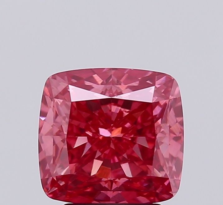 Loose Diamond - CUSHION MODIFIED 2.99ct Fancy Vivid Pink VS1: Loose Diamond - CUSHION MODIFIED 2.99ct Fancy Vivid Pink VS1 Source: This is a real non-mined Diamond that has been grown in a lab Shape: CUSHION MODIFIED Carats: 2.99 Color: Fancy Vivid Pink Certific